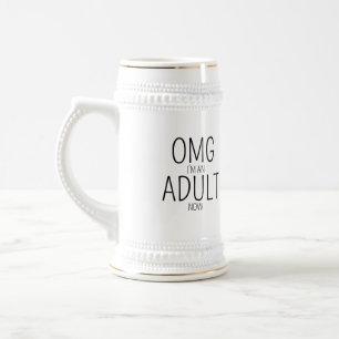Caneca De Cerveja Aniversário de 18 anos