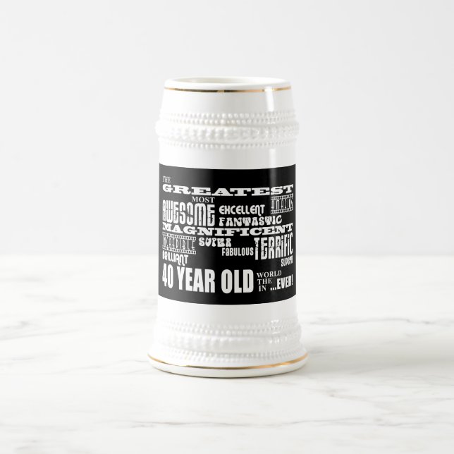Caneca De Cerveja aniversário de 40 anos (Centro)
