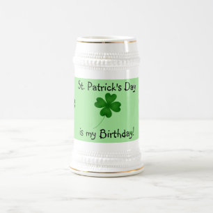 Caneca De Cerveja Aniversário do Dia de São Patrício