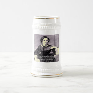 Caneca De Cerveja Ann Bronte "Rose Thorn" Presentes de Citações de S