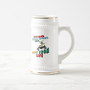 Caneca De Cerveja Aposentado do trabalho