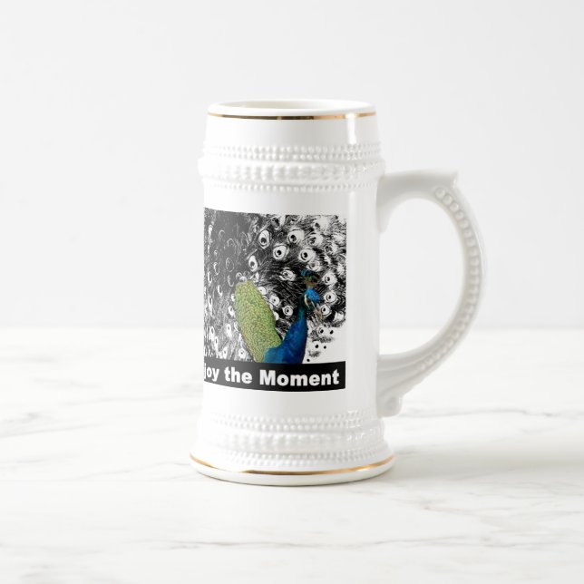 Caneca De Cerveja Aprecie o momento 2 - pavão (Direita)