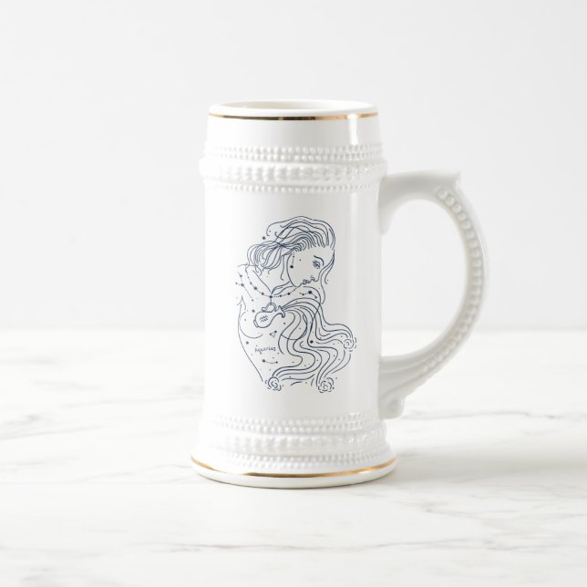 Caneca De Cerveja Aquário (Direita)