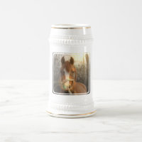 Caneca de cerveja árabe da cerveja do cavalo da