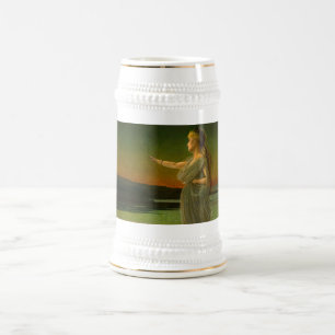 Caneca De Cerveja Ariadne em Naxos John Atkinson Grimshaw
