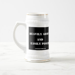 CANECA DE CERVEJA ARMADO PESADO E FACILMENTE EMPURRADO