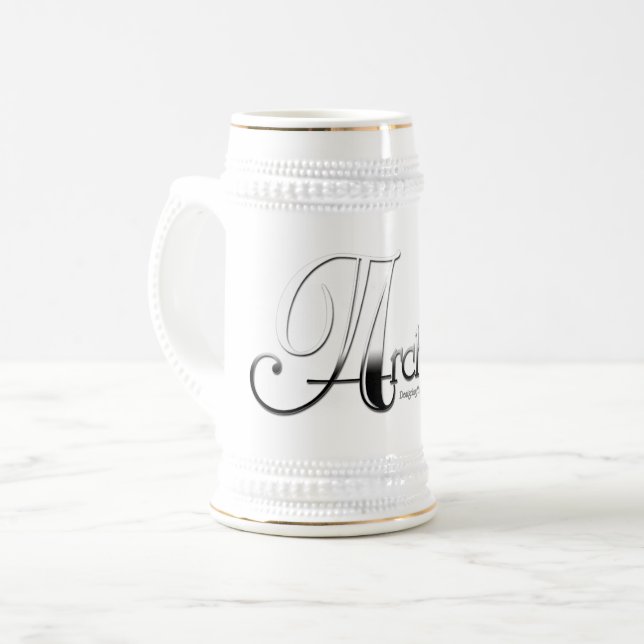 Caneca De Cerveja Arquiteto (Frente Esquerda)