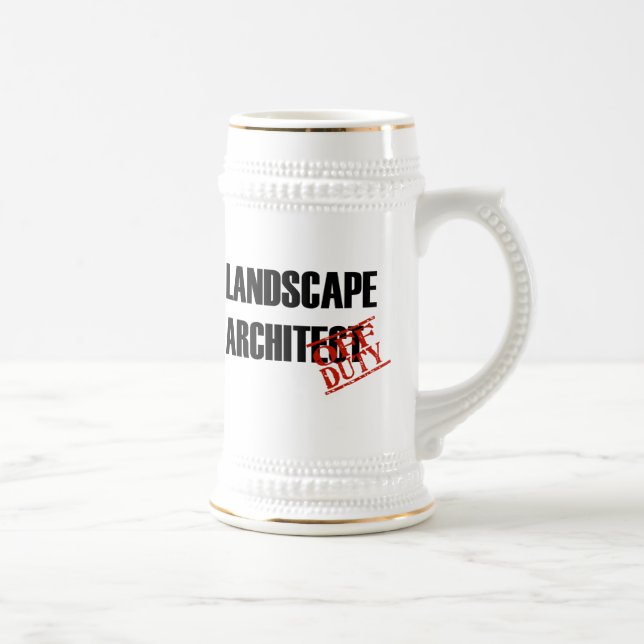 CANECA DE CERVEJA ARQUITETO DE PAISAGEM FORA DE SERVIÇO (Direita)