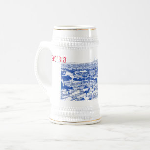 Caneca De Cerveja Arquitetura de rua Tbilisi Georgia Cityscape