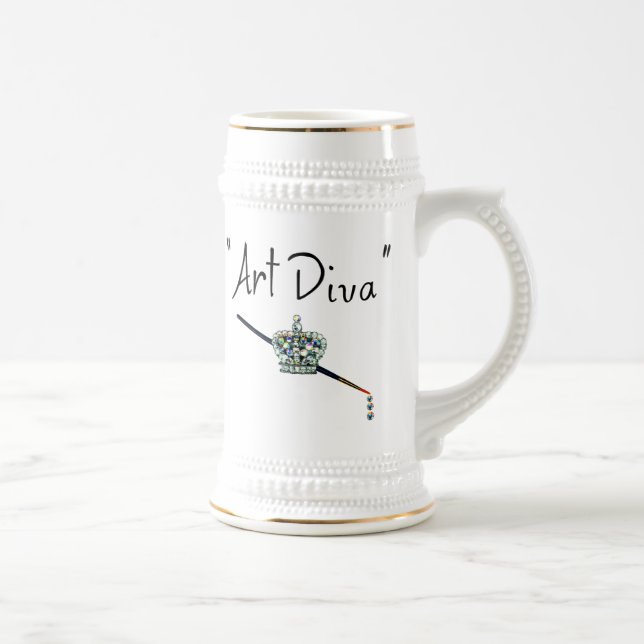 Caneca De Cerveja "Art Diva" - "Até a morte do Art. (Direita)