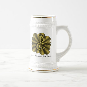 Caneca De Cerveja Arte musical exclusiva personalizável