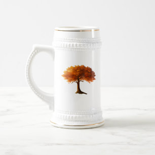 Caneca De Cerveja Árvore do eterno: Símbolo de Força e Crescimento