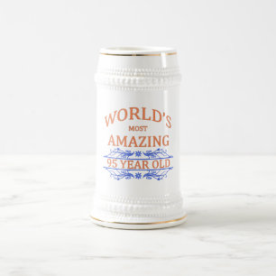 Caneca De Cerveja As pessoas de 95 anos as mais surpreendentes do