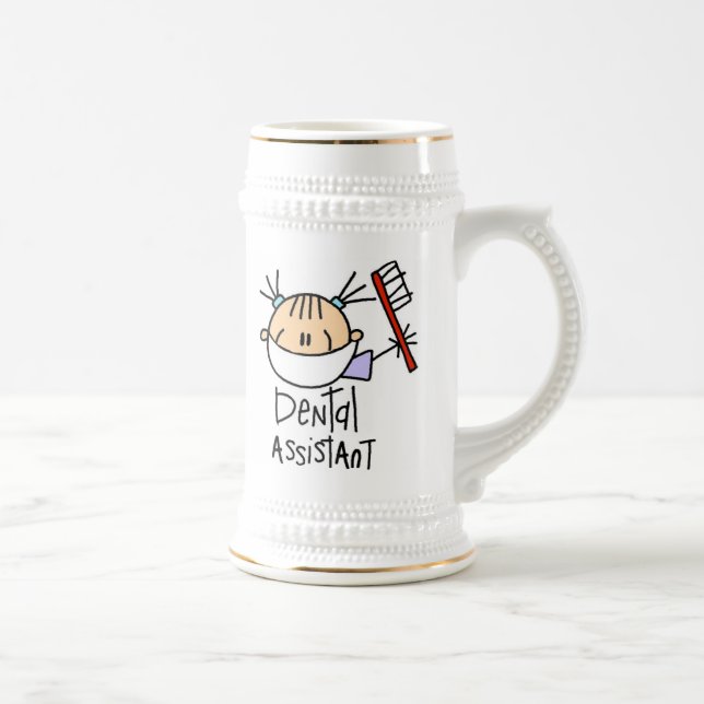Caneca De Cerveja Assistente Dentário (Direita)