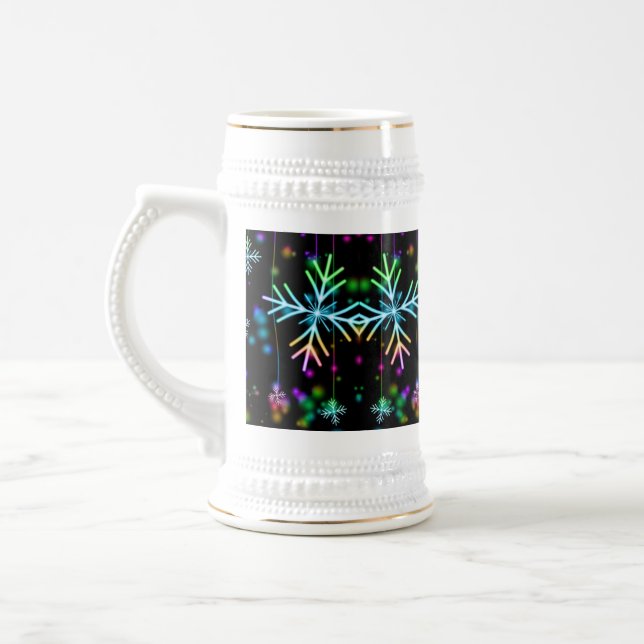Caneca De Cerveja atmosfera festiva e animada de Natal do SlipperyJo (Esquerda)