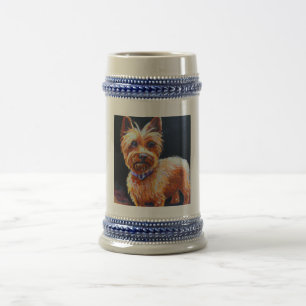 Caneca De Cerveja Australiano Silky Terrier - Portrato Cachorro