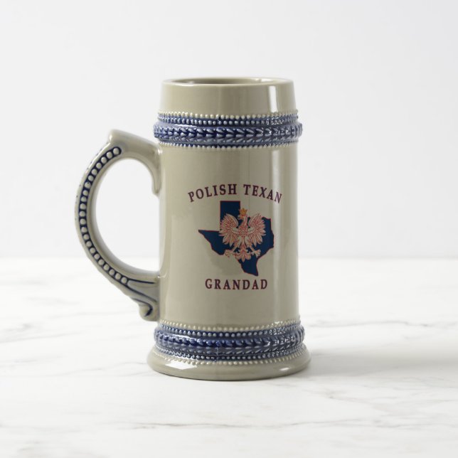 Caneca De Cerveja Avô de Texano Polonês (Esquerda)