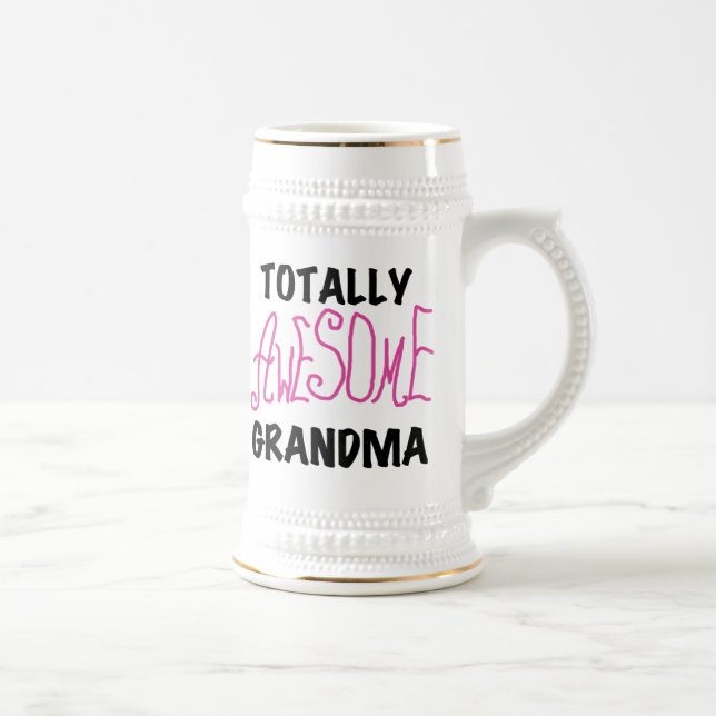 Caneca De Cerveja Avó totalmente impressionante - camiseta e (Direita)