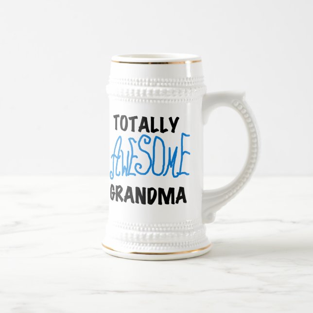 Caneca De Cerveja Avó totalmente impressionante - camiseta e (Direita)