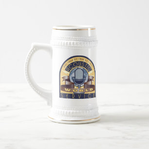 Caneca de cerveja AWS, 22 oz