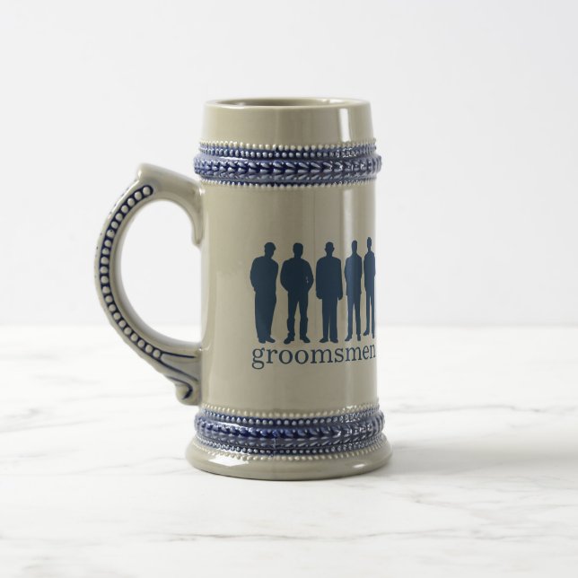 Caneca de cerveja azul da cerveja do solteiro (Esquerda)