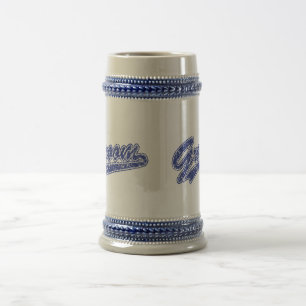 Caneca De Cerveja Azul de Groom