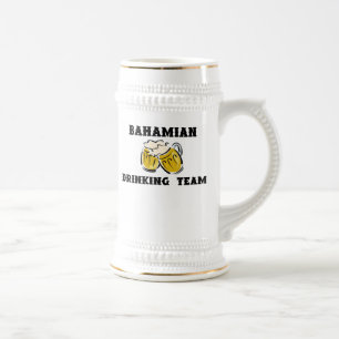 Caneca de cerveja baamiana da equipe do bebendo