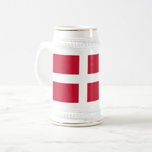 Caneca De Cerveja Bandeira da Dinamarca