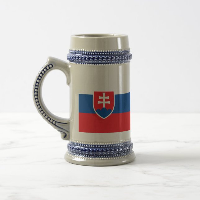 Caneca De Cerveja Bandeira da Eslováquia (Esquerda)