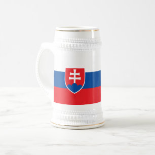 Caneca De Cerveja Bandeira da Eslováquia