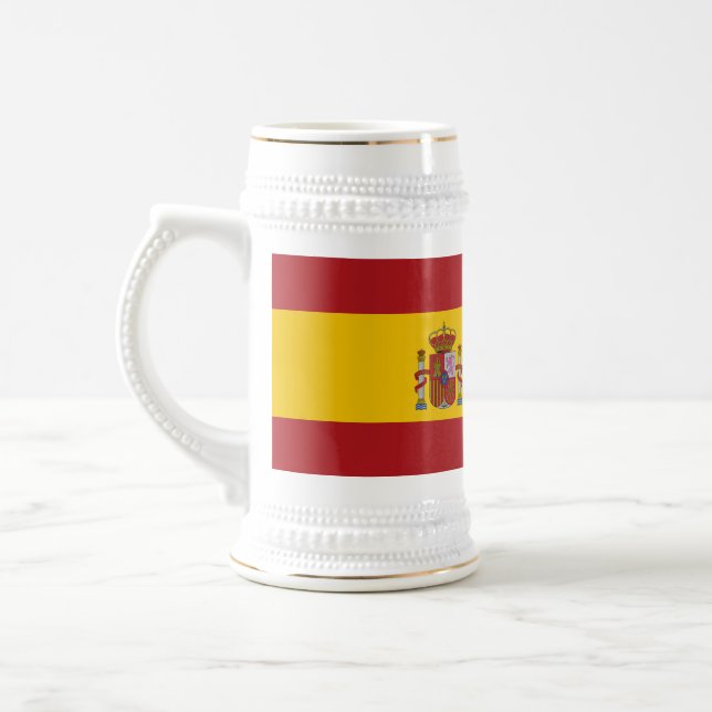 Caneca De Cerveja Bandeira da Espanha (Esquerda)