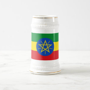 Caneca De Cerveja Bandeira da Etiópia