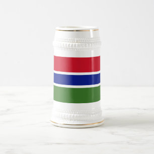 Caneca De Cerveja Bandeira da Gâmbia