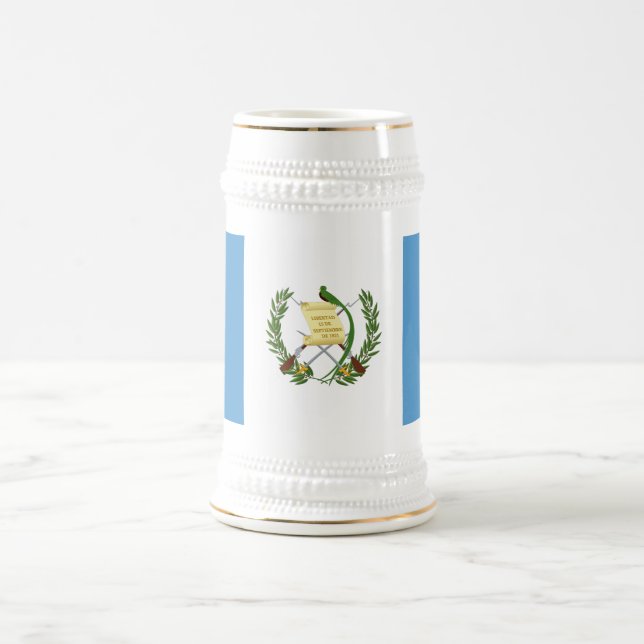 Caneca De Cerveja Bandeira da Guatemala (Centro)