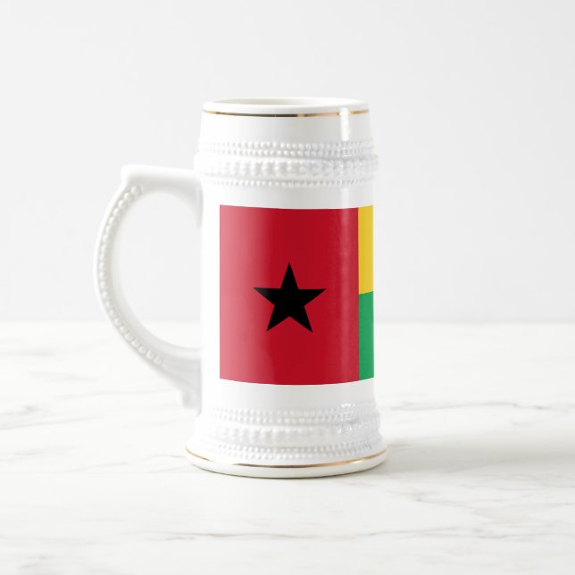 Caneca De Cerveja Bandeira da Guiné-Bissau (Esquerda)
