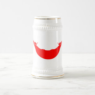 Caneca De Cerveja Bandeira da Ilha de Páscoa