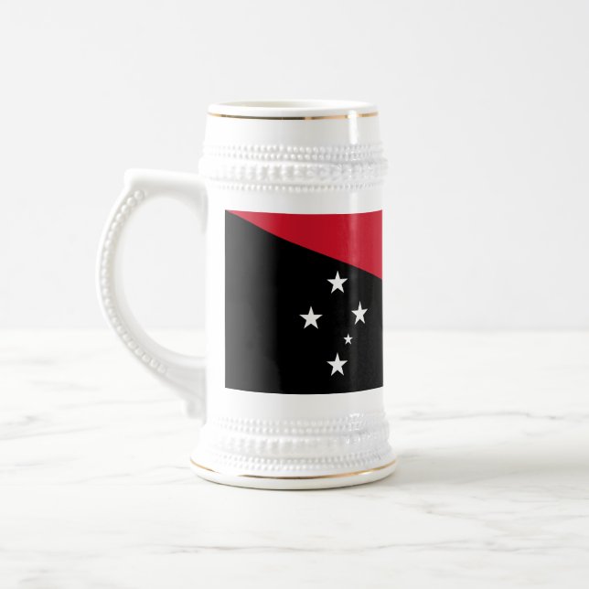 Caneca De Cerveja Bandeira da Papua-Nova Guiné (Esquerda)