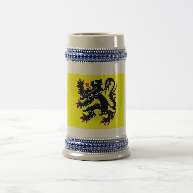 Caneca De Cerveja Bandeira da região de Flanders (Centro)