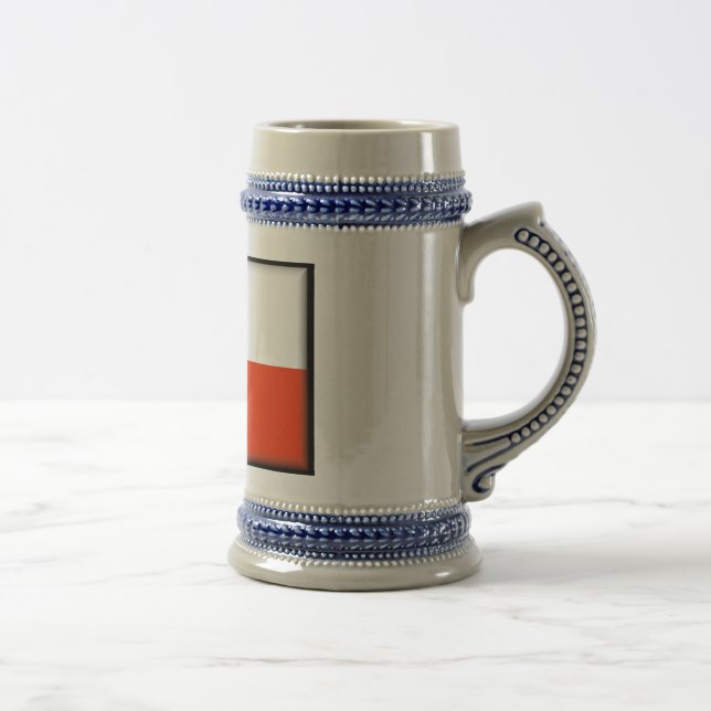 Caneca De Cerveja Bandeira da república checa (Direita)
