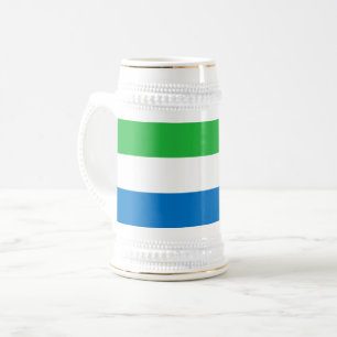 Caneca De Cerveja Bandeira da Serra Leoa