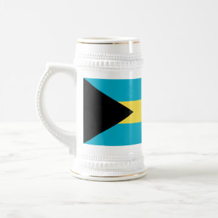 Caneca De Cerveja Bandeira das Bahamas