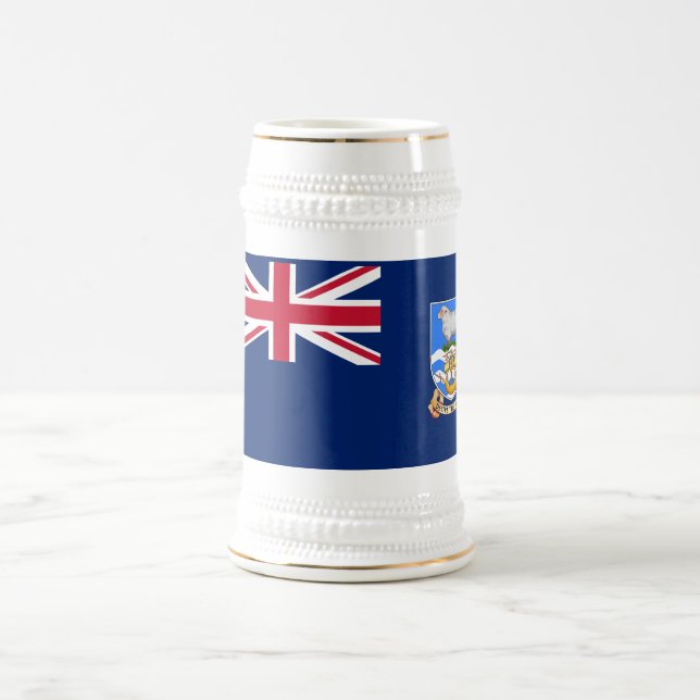 Caneca De Cerveja Bandeira das Ilhas Malvinas (Centro)