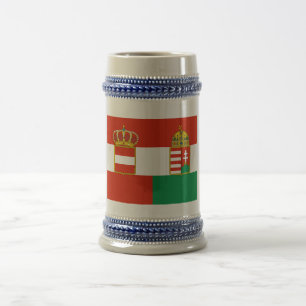 Caneca De Cerveja Bandeira de Áustria-Hungria (1869-1918)