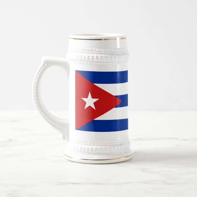 Caneca De Cerveja Bandeira de Cuba (Esquerda)