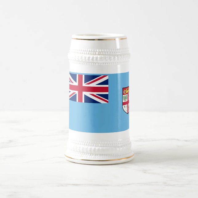 Caneca De Cerveja Bandeira de Fiji (Centro)