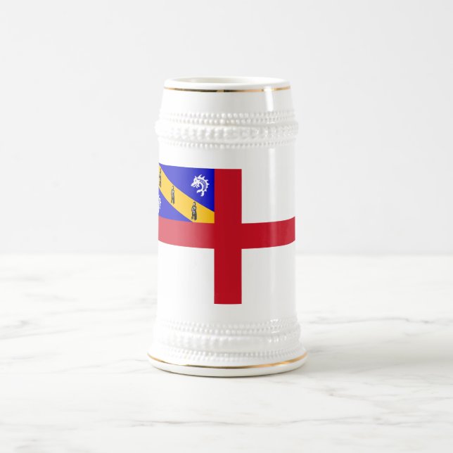 Caneca De Cerveja Bandeira de Herm (Centro)