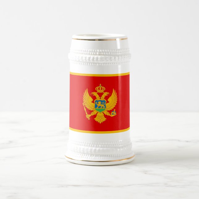 Caneca De Cerveja Bandeira de Montenegro (Centro)