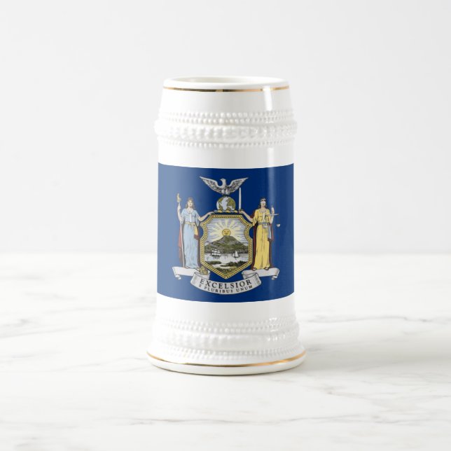 CANECA DE CERVEJA BANDEIRA DE NOVA IORQUE (Centro)