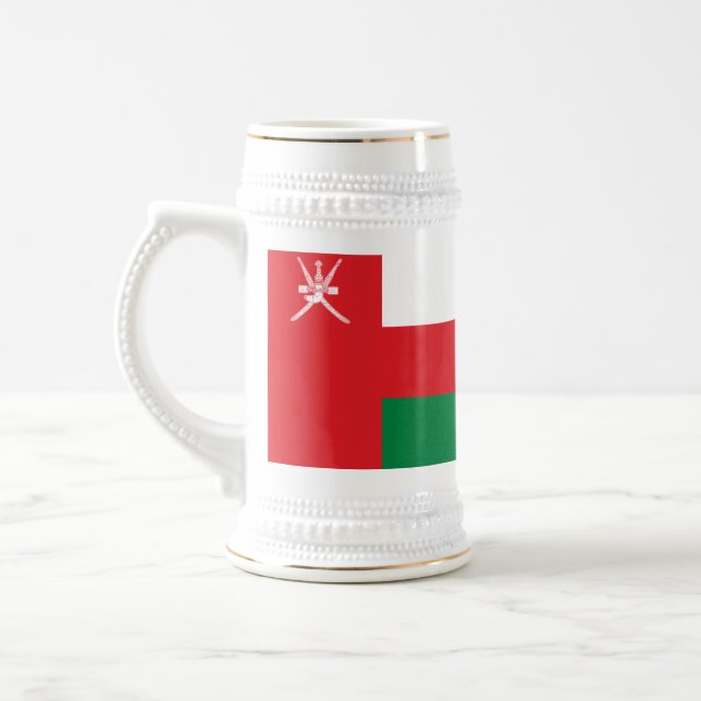Caneca De Cerveja Bandeira de Omã (Esquerda)
