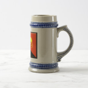 Caneca De Cerveja Bandeira de Papuá-Nova Guiné